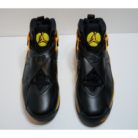 NEW NIKE AIR JORDAN 8 RETRO TAXI BLACK YELLOW CI1236 007 WOMENS SIZE - 8 - Picture 2 of 16